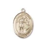 Gold Filled St. Sebastian Pendant w/ Chain