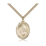 Gold Filled St. Sharbel Pendant w/ chain