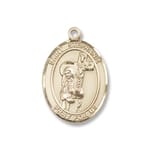 Gold Filled St. Stephanie Pendant w/ Chain