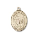 Gold Filled St. Susanna Pendant w/ Chain