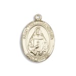 Gold Filled St. Theodore Guerin Pendant w/ Chain