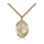 Gold Filled St. Theresa Pendant w/ chain