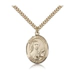 Gold Filled St. Therese of Lisieux Pendant w/ chain