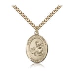 Gold Filled St. Thomas Aquinas Pendant w/ chain