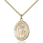 Gold Filled St. Thomas A Becket Pendant w/ Chain