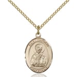 Gold Filled St. Timothy Pendant w/ Chain