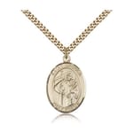 Gold Filled St. Ursula Pendant w/ chain