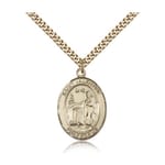 Gold Filled St. Valentine of Rome Pendant w/ chain