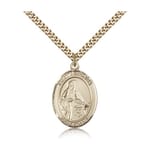 Gold Filled St. Veronica Pendant w/ chain
