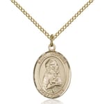 Gold Filled St. Victoria Pendant w/ Chain