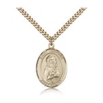 Gold Filled St. Victoria Pendant w/ chain