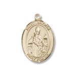 Gold Filled St. Walter of Pontnoise Pendant w/ Chain