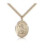 Gold Filled St. William of Rochester Pendant w/ chain