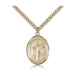 Gold Filled St. Wolfgang Pendant w/ chain