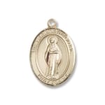 Gold Filled Virgin of the Globe Pendant w/ Chain