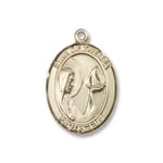 Gold Our Lady Star of the Sea Medal - 14KT