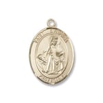 Gold St. Dymphna Medal - 14KT