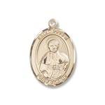 Gold St. Pius X Medal - 14KT