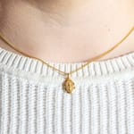Gold/Sterling Silver Miraculous Medal with 16 inch chain