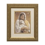 The Good Shepherd (Matted w/ Gold Frame) 8x10