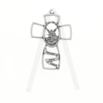Guardian Angel Crib Cross with White Ribbon