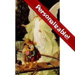Guardian Angel Personalized Prayer Card (Priced Per Card)
