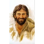 Head of Christ Personalized Prayer Card (Priced Per Card)