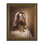 Head of Christ w/ Gold Frame