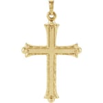 Hollow Cross Pendant -14K Gold