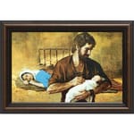 Holy Family w/ Cherry Frame 