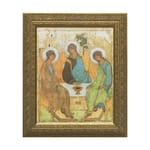 Holy Trinity Angels w/ Gold Frame 