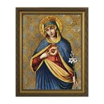 Immaculate Heart w/ Gold Frame (11x14)       