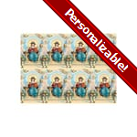 Infant of Atocha Personalized Prayer Cards  (Priced Per Card)