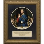 Ingres' Madonna of the Host w/  John Paul II Quote