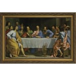 The Last Supper w/ Gold Frame 
