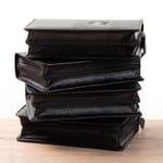 Liturgy of the Hours Black Leather Protective Case Set (Set of 4)  