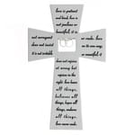 Love Never Fails Wall Cross