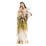 Madonna & Child with Lamb, 6.25 inches