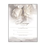 Marriage Certificate Gold-Foil Stamped