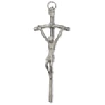 Metal Papal Crucifix - 5 inch