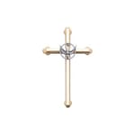 Metal Wall Cross w/Dove - 6 inch