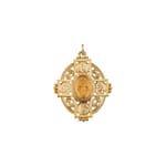 Miraculous Cross Medal - 14K Gold (no chain)