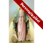 Miraculous Medal Personalized Prayer Card (Priced Per Card)