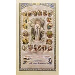 Misterios Del Santo Rosario (Mysteries of Rosary) -  Spanish Prayer Card