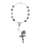 Murano Style Auto Rosary    