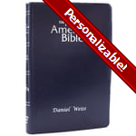 NAB-RE Gift Bible - Blue Imitation Leather    