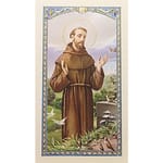 Oración a San Francisco de Asís – Spanish Prayer Card