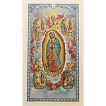 Oracion a la Virgen Santisima de Guadalupe (Our Lady of Guadalupe) -  Spanish Prayer Card