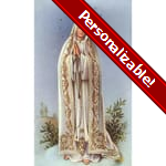 Our Lady of Fatima Personalized Prayer Card (Priced Per Card)