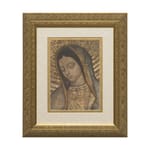 Our Lady of Guadalupe (Matted, w/ Gold Frame) 